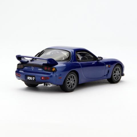 京商 1:43 马自达头文字D RX-7 (FD3S) Spirit R 合金仿真静态汽车模型 蓝色