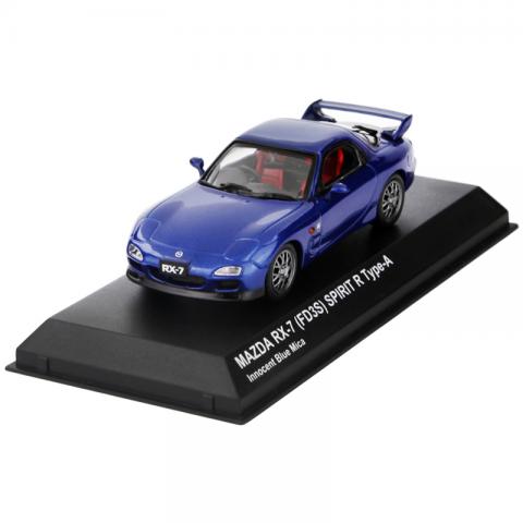 京商 1:43 马自达头文字D RX-7 (FD3S) Spirit R 合金仿真静态汽车模型 蓝色