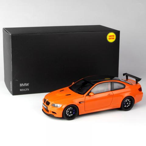 京商 1:18 宝马M3 GTS 合金仿真静态汽车模型 橙色 全球限量1252台