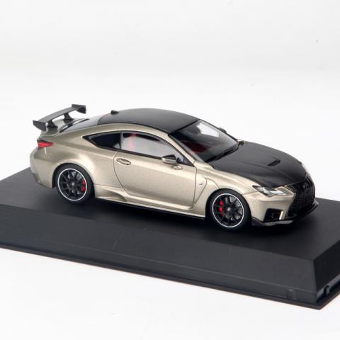 京商 1/43 LEXUS RC F 合金汽车模型 不可门 金黑色