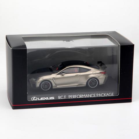 京商 1/43 LEXUS RC F 合金汽车模型 不可门 金黑色