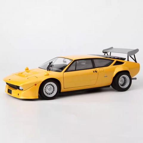 京商 1/18 兰博基尼 金黄色 LAMBORGHINI URRACO 金属黄汽车模型