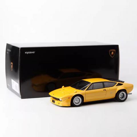 京商 1/18 兰博基尼 金黄色 LAMBORGHINI URRACO 金属黄汽车模型